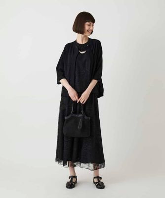 刺し子ロングスカート　itimi shury ヨーガンレール エンブロイダリーチュールスカート | HIROKO BIS (Women)/ヒロコビス