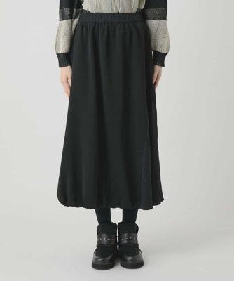異素材コンビアシンメトリースカート ／洗える | HIROKO BIS (Women