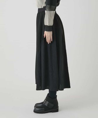 異素材コンビアシンメトリースカート ／洗える | HIROKO BIS (Women