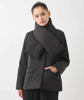 ストール付き】タフタショート丈ダウンコート | HIROKO BIS