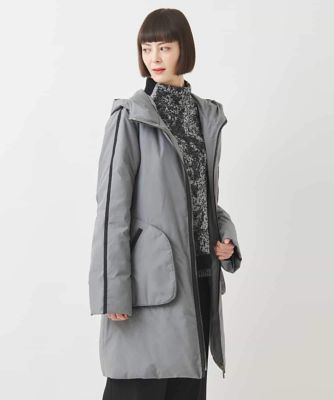 【美品】ヒロコビス　ダウンコート　HIROKOBIS 11号　Ｌ ラインアクセントライトダウンコート | HIROKO BIS (Women)/ヒロコビス