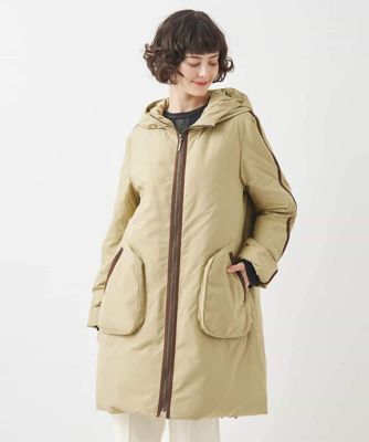 ラインアクセントライトダウンコート | HIROKO BIS (Women