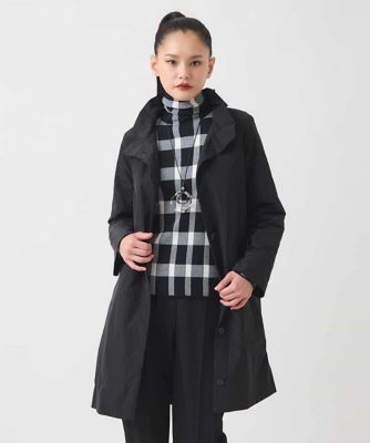 ＜HIROKO BIS (Women)＞メモリータフタフリルカラーコート