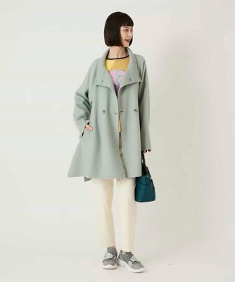 スタンドカラーリバージャージーコート | HIROKO BIS (Women