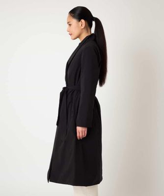 ヒロコビス　ロングコート　ブラック 中綿入りロングコート | HIROKO BIS (Women)/ヒロコビス | 三越伊勢丹