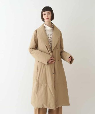 ストレッチタフタショールカラーダウンコート | HIROKO BIS