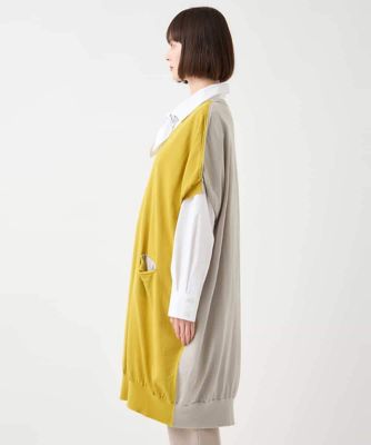 ホールガーメントリブニットジレ