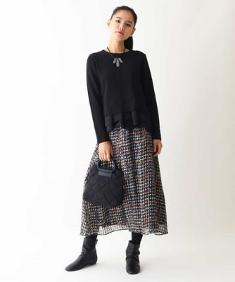 タフタジョイントニットプルオーバー