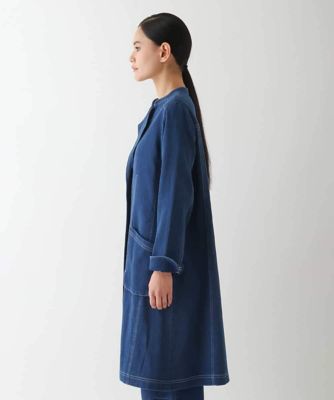 二重織りガーゼライトデニムコート