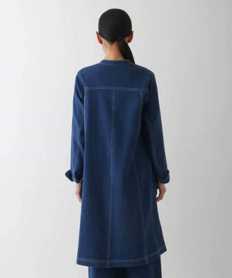 二重織りガーゼライトデニムコート