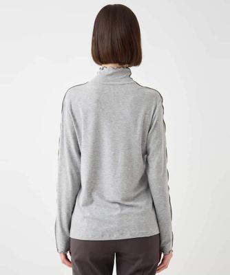 ハグオーワー　ハイネックフリルセーターCloth&Cross ハグオーワー ハイネックフリルセーターCloth&Cross ハグオーワー