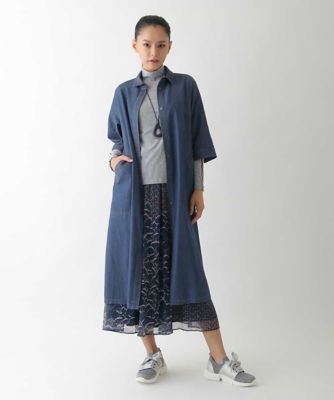 配色ラインハイネックインナートップ ／洗える | HIROKO BIS (Women