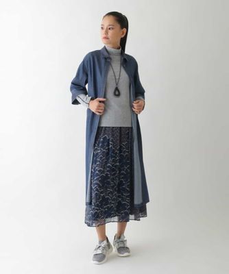 配色ラインハイネックインナートップ ／洗える | HIROKO BIS (Women