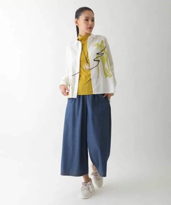 配色ラインハイネックインナートップ ／洗える | HIROKO BIS (Women