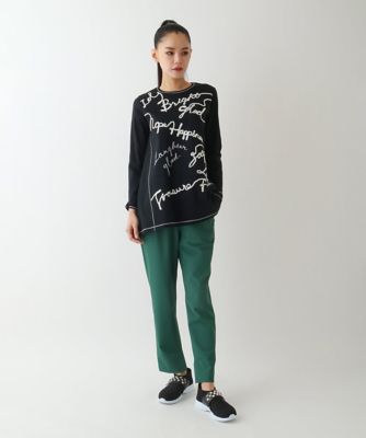 ベンツスリットクロップドパンツ