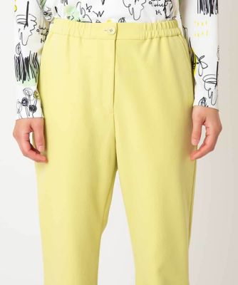 サイドベンツストレッチクロップドパンツ ／洗える | HIROKO BIS