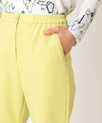 サイドベンツストレッチクロップドパンツ ／洗える | HIROKO BIS