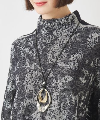 ＜HIROKO BIS (Women)＞ニュアンスメタルトップネックレス
