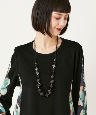 ＜HIROKO BIS (Women)＞キューブネックレス