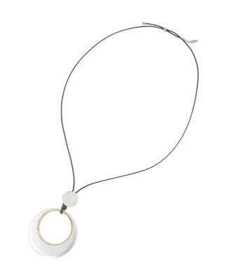 ＜HIROKO BIS (Women)＞シェルパール水牛ネックレス