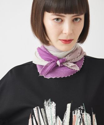 HIROKO BIS (Women)/ヒロコビス トライカラープリーツストール　／洗える