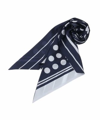 ＜HIROKO BIS (Women)＞ドットストライプスカーフ