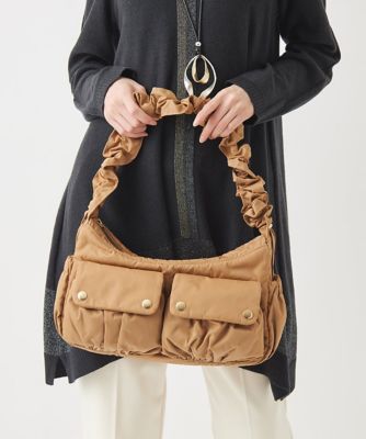 ＜HIROKO BIS (Women)＞ドロストホーボーショルダーバッグ