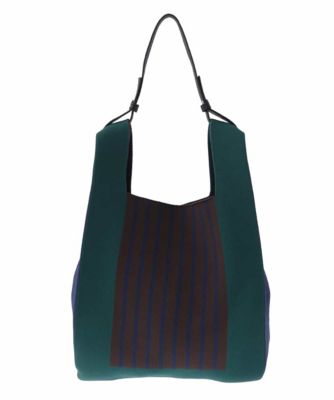＜HIROKO BIS (Women)＞配色デザインニットバッグ
