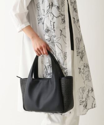＜HIROKO BIS (Women)＞ラフィア風素材ＭＩＸトートバッグ