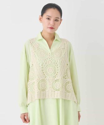 ケミカルレースジレ ／洗える | HIROKO BIS (Women)/ヒロコビス | 三越