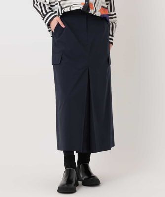 ＜HIROKO BIS (Women)＞【洗濯機で洗える】ストレッチタフタフレアスカート
