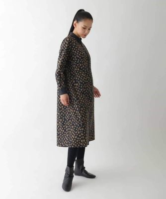 大きい17号✨ヒロコビス　シャツワンピース　洗えるマキシ丈　ゆったりボタニカル柄 大きい17号✨ヒロコビス シャツワンピース 洗えるマキシ丈