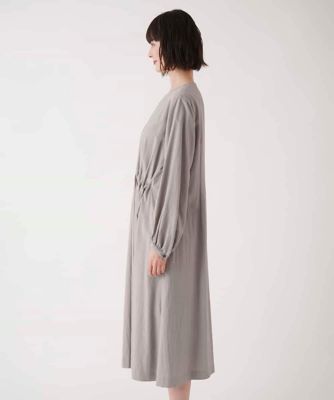 【大きいサイズ】ドレープワッシャーワンピース　／洗える