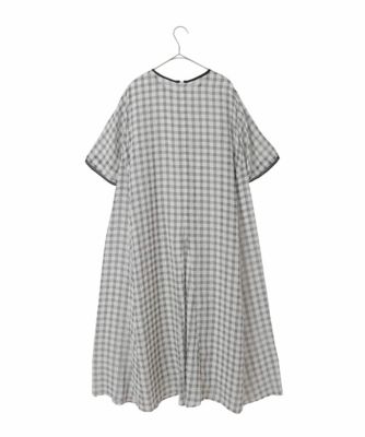 サッカーチェック半袖ワンピース | HIROKO BIS GRANDE (Women)/ヒロコ