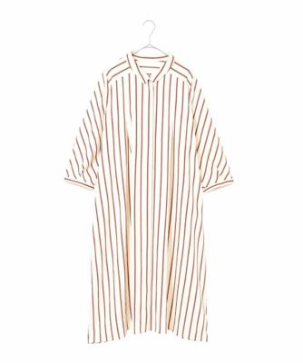 【送料無料】HIROKO BIS GRANDE (Women)/ヒロコビスグランデ ストライプシャツワンピース 80アイボリー ワンピース・ドレス【三越伊勢丹/公式】