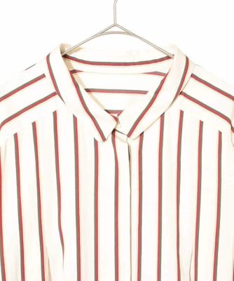 大きいサイズ】ストライプシャツワンピース | HIROKO BIS GRANDE