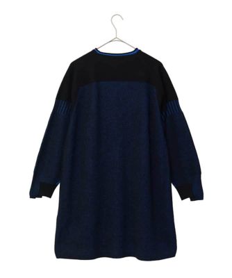 大きいサイズ】プレーティング刺繍ニットチュニック | HIROKO