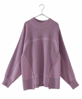 【小さいサイズ】フレアーシルエットラメチュニック丈ニット/洗える 小さいサイズ】フレアーシルエットラメチュニック丈ニット