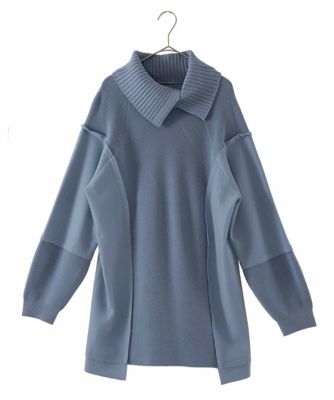 ＜HIROKO BIS GRANDE (Women)＞ウールスムースジョイントニットチュニック