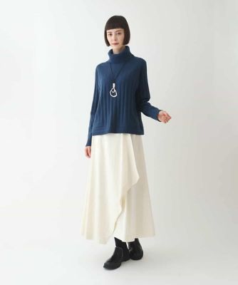 エアヤーンハイネックニットプルオーバー