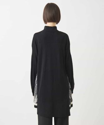 【大きいサイズ】ぼかしプリントチュニックプルオーバー