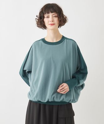【大きいサイズ】ジョイントデザインドルマンニットプルオーバー