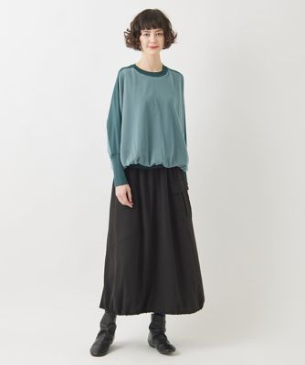 【大きいサイズ】ジョイントデザインドルマンニットプルオーバー