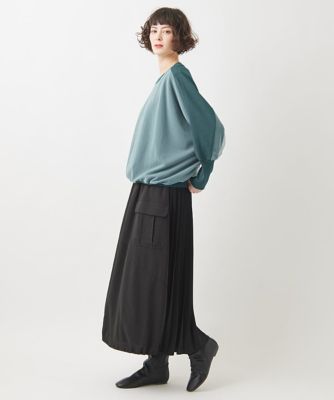 【大きいサイズ】ジョイントデザインドルマンニットプルオーバー