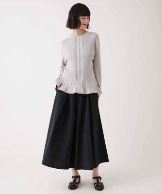 【大きいサイズ】ピコテープジョイントニットプルオーバー