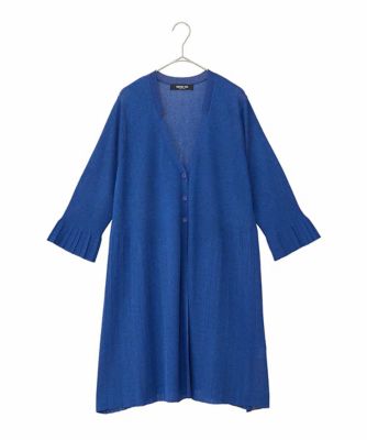 ＜HIROKO BIS GRANDE (Women)＞【大きいサイズ】メタリックヤーンリブニットカーディガン