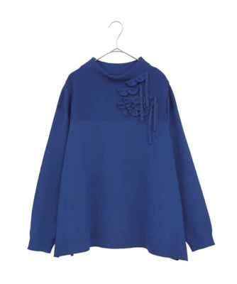 ＜HIROKO BIS GRANDE (Women)＞【大きいサイズ】スカラップデザインニット