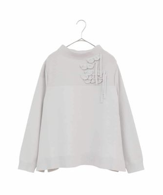 【送料無料】HIROKO BIS GRANDE (Women)/ヒロコビスグランデ スカラップデザインニット 91ライトグレー トップス【三越伊勢丹/公式】