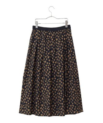 大きいサイズ】ドットプリントフレアスカート ／洗える | HIROKO BIS