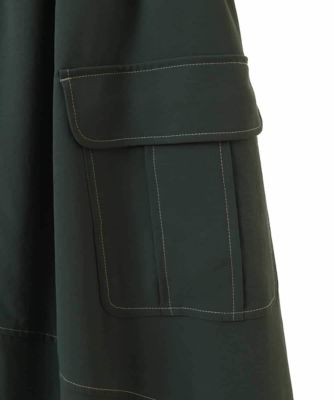 【大きいサイズ】バックプリーツバルーンデザインスカート　／洗える